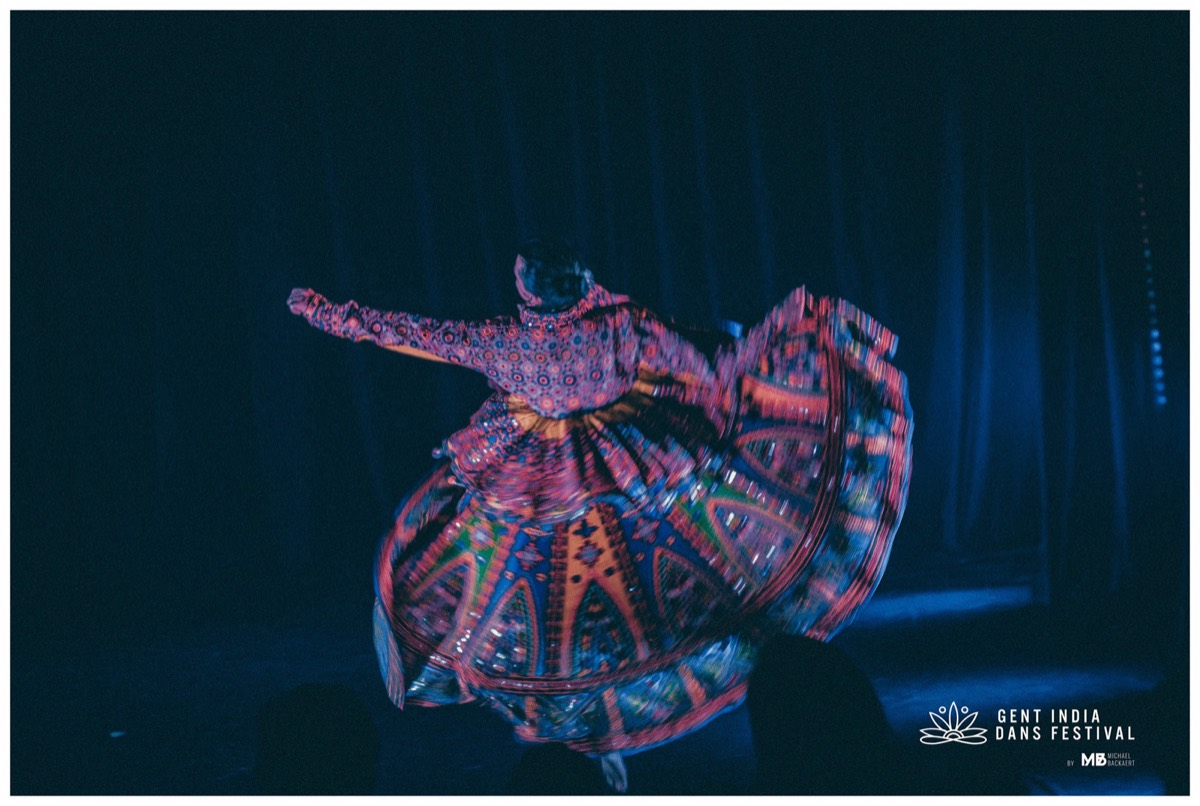 ABC dancer's skirt at full spin at the GIDF Gala