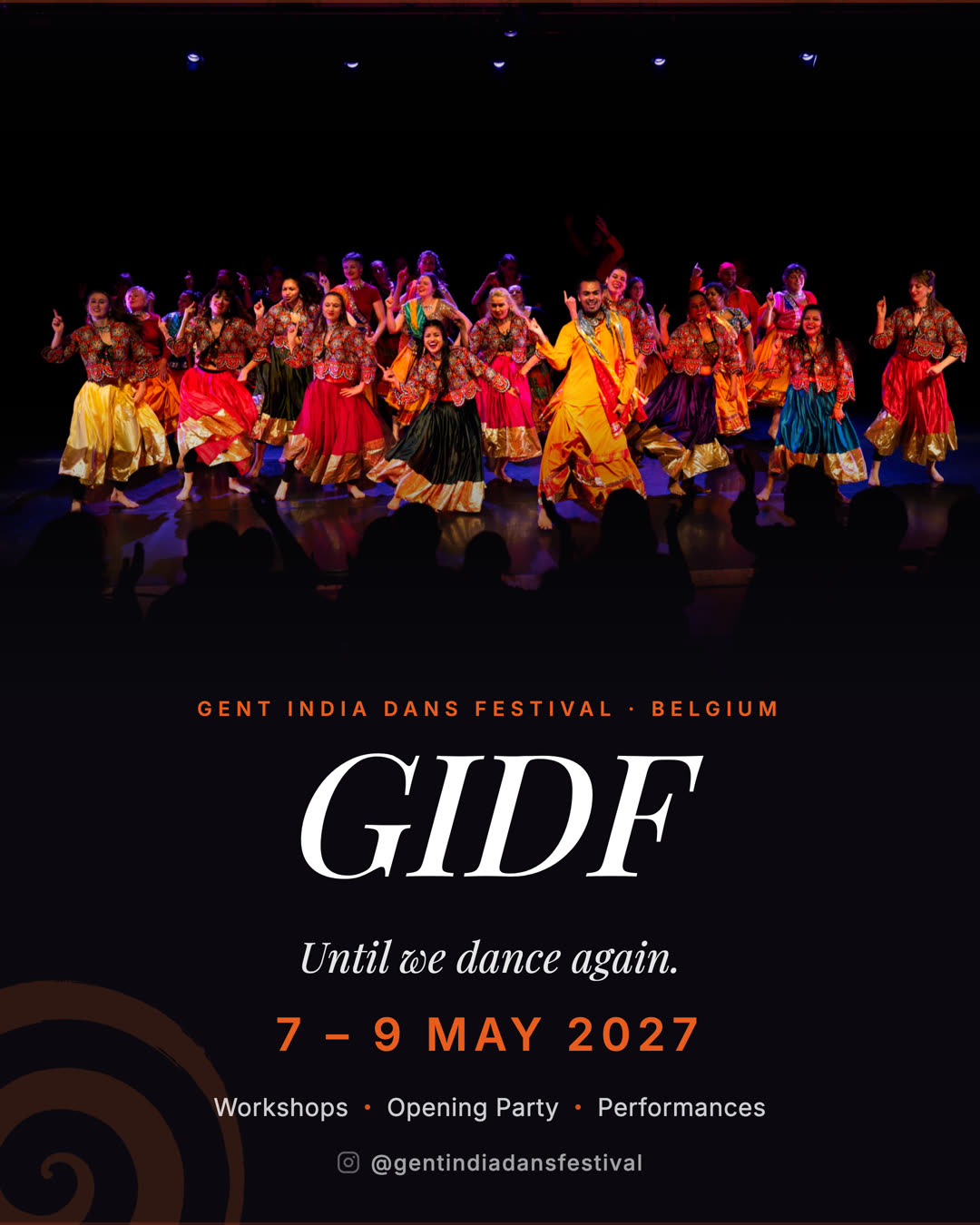Gent India Dans Festival Edition Five poster — Until we dance again, 7 to 9 May 2027